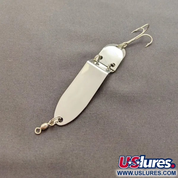 Vintage   Trolling Spoon Jointed, 1/4oz nickel fishing spoon #24107
