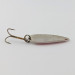 Vintage   Dura Pack Spoon, 3/16oz Nickel/Red/White fishing spoon #24110