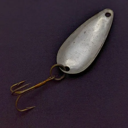 Vintage Dura-Pak  Dura Pack Spoon, 3/16oz Nickel/Red/White fishing spoon #24110