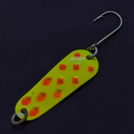 Vintage Luhr Jensen Alpena Diamond, 1/8oz Five of Diaminds fishing spoon #24112