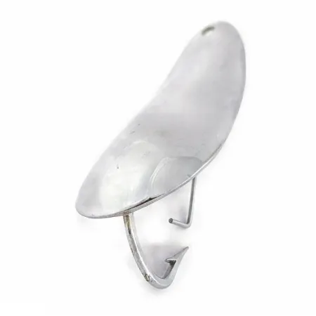 Vintage Nebco National Expert Lake Trout Flash Bait, 1/2oz fishing spoon #24113