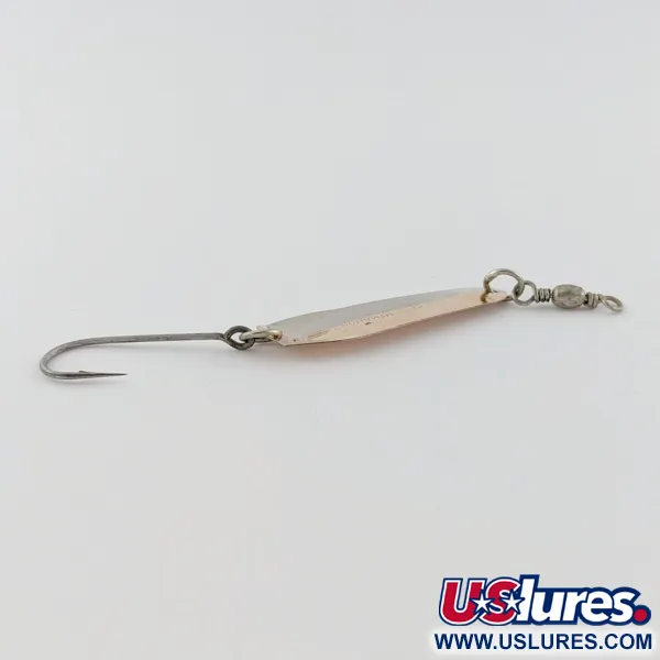 Vintage   Luhr Jensen McMahon 3, 3/32oz brass/nickel fishing spoon #24114
