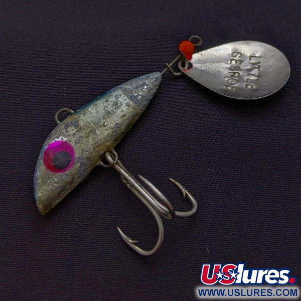 Vintage  Mann's Bait  Little George Tail Spinner​, 3/4oz nickel fishing #24117