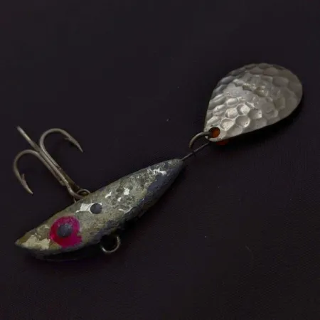 Vintage Mann's Bait  Little George Tail Spinner​, 3/4oz nickel spinning lure #24117