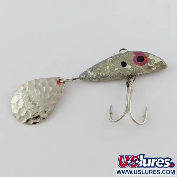 Vintage  Mann's Bait  Little George Tail Spinner​, 3/4oz nickel fishing #24117