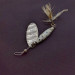 Vintage   Glen Evans Shyster, 1/4oz white/nickel spinning lure #24119