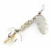 Vintage   Glen Evans Shyster, 1/4oz white/nickel spinning lure #24119