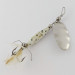 Vintage   Glen Evans Shyster, 1/4oz white/nickel spinning lure #24119