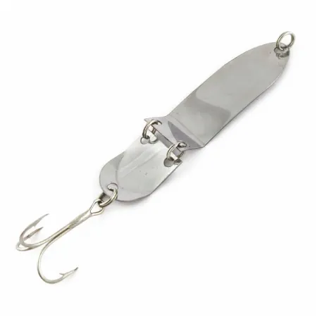 Vintage Trolling Spoon Jointed, 1/4oz nickel fishing spoon #24120