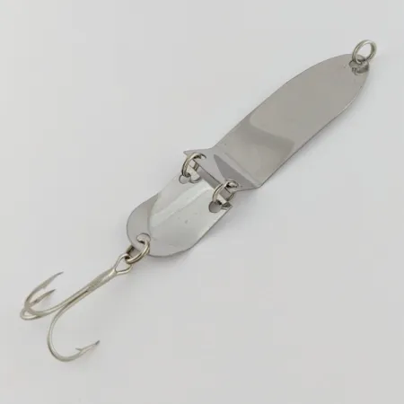 Vintage Trolling Spoon Jointed, 1/4oz nickel fishing spoon #24120