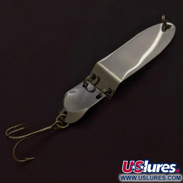 Vintage   Trolling Spoon Jointed, 1/4oz nickel fishing spoon #24120