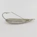 Vintage   Johnson Silver Minnow Weedless, 2/5oz nickel fishing spoon #24122