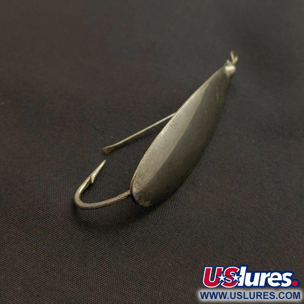 Vintage   Johnson Silver Minnow Weedless, 2/5oz nickel fishing spoon #24122