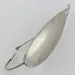 Vintage   Johnson Silver Minnow Weedless, 2/5oz nickel fishing spoon #24122