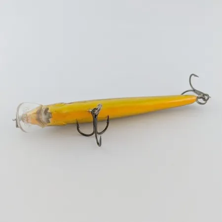Vintage Rapala Husky Jerk 10, 1/3oz Gold fishing lure #24125