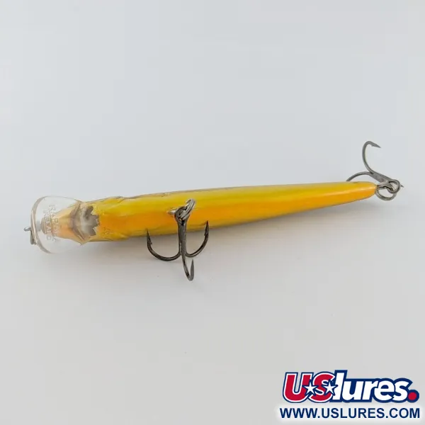 Vintage   Rapala Husky Jerk 10, 1/3oz Gold fishing lure #24125