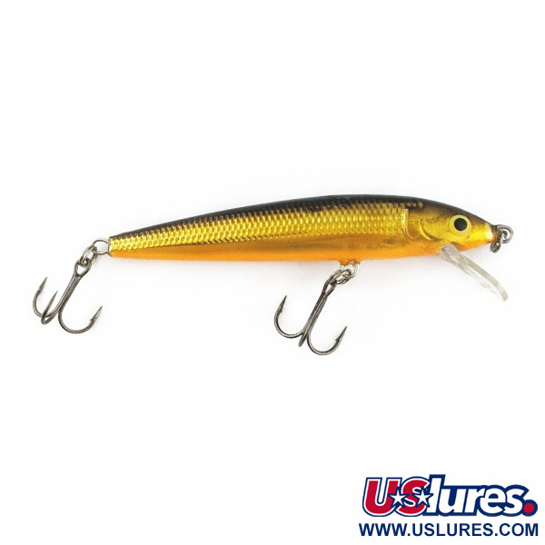 Vintage   Rapala Husky Jerk 10, 1/3oz Gold fishing lure #24125