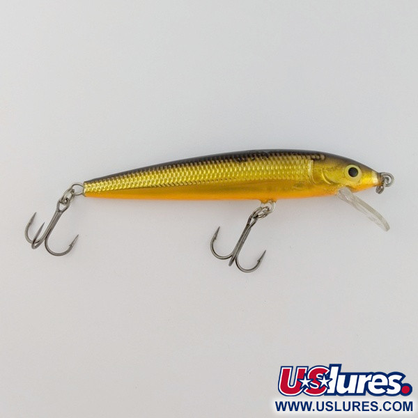 Vintage   Rapala Husky Jerk 10, 1/3oz Gold fishing lure #24125