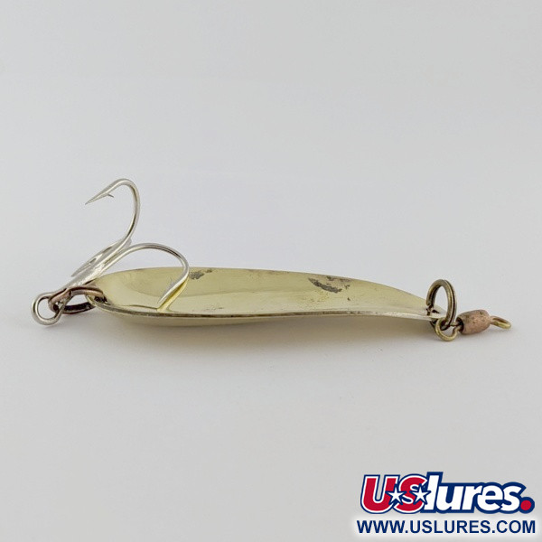 Vintage   Worth Chippewa, 3/5oz gold fishing spoon #24128