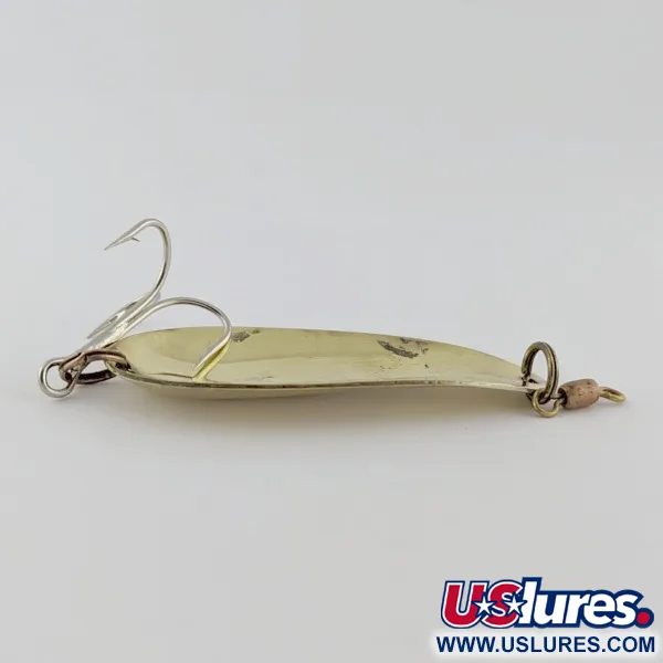 Vintage   Worth Chippewa, 3/5oz gold fishing spoon #24128