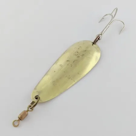 Vintage Worth Chippewa, 3/5oz gold fishing spoon #24128