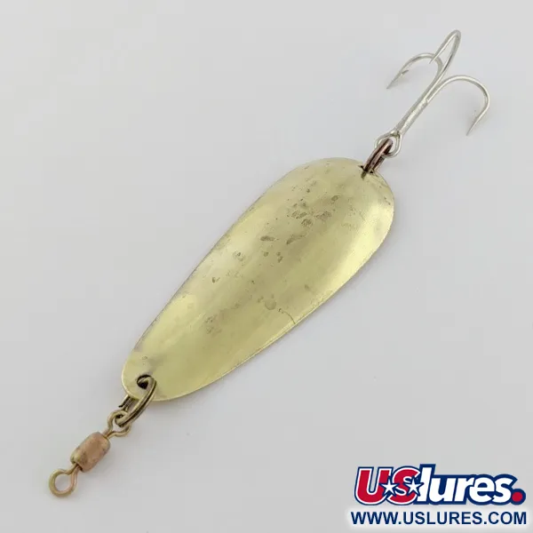Vintage   Worth Chippewa, 3/5oz gold fishing spoon #24128