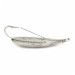 Vintage   Johnson Silver Minnow Weedless, 2/5oz silver fishing spoon #24129