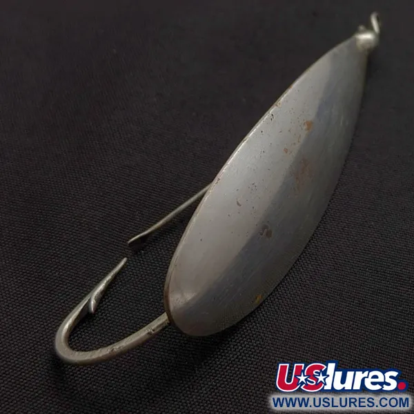Vintage   Johnson Silver Minnow Weedless, 2/5oz silver fishing spoon #24129