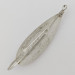 Vintage   Johnson Silver Minnow Weedless, 2/5oz silver fishing spoon #24129