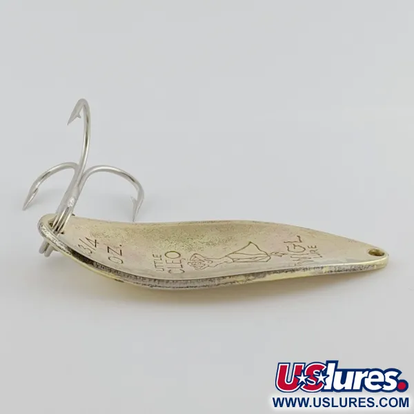Vintage  Seneca Little Cleo (Hula Girl), 3/4oz  Brass fishing spoon #24139
