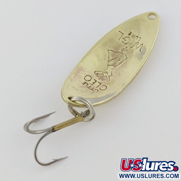 Vintage  Seneca Little Cleo (Hula Girl), 1/2oz  Brass fishing spoon #24144