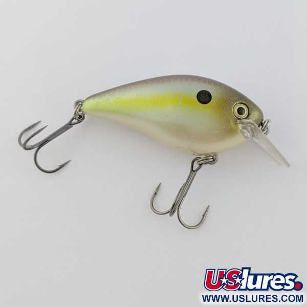 Vintage   Strike King KVD 1.5 Silent square bill, 2/5oz Olive Sexy Shad fishing lure #24145