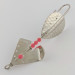 Vintage  Lindy / Little Joe Lindy Skitter-Buzz Weedless , 1/4oz Red/Nickel fishing spoon #24146