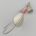 Vintage  Lindy / Little Joe Lindy Skitter-Buzz Weedless , 1/4oz Red/Nickel fishing spoon #24146