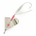 Vintage  Lindy / Little Joe Lindy Skitter-Buzz Weedless , 1/4oz Red/Nickel fishing spoon #24146