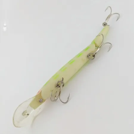 Vintage Rebel Floater F12 Jointed Glow, 1/3oz Glow (Glow in Dark) fishing lure #24149