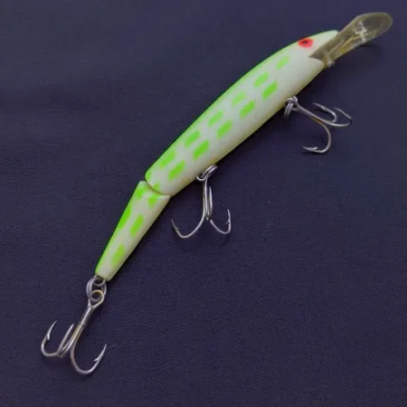 Vintage Rebel Floater F12 Jointed Glow, 1/3oz Glow (Glow in Dark) fishing lure #24149