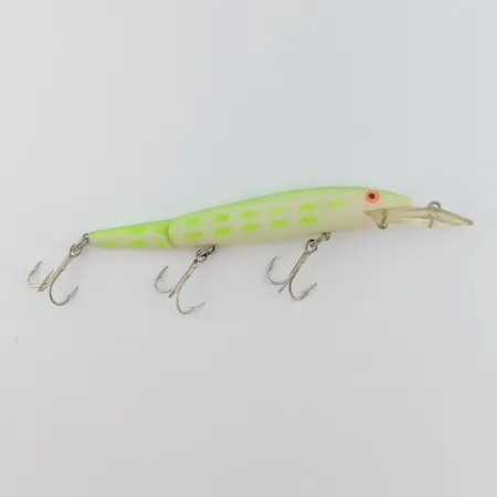 Vintage Rebel Floater F12 Jointed Glow, 1/3oz Glow (Glow in Dark) fishing lure #24149