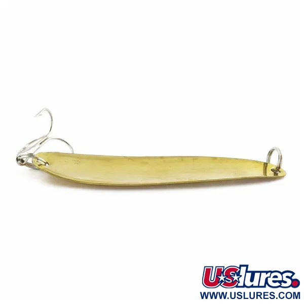Vintage   Hicks Tackle, 2/5oz gold fishing spoon #24150
