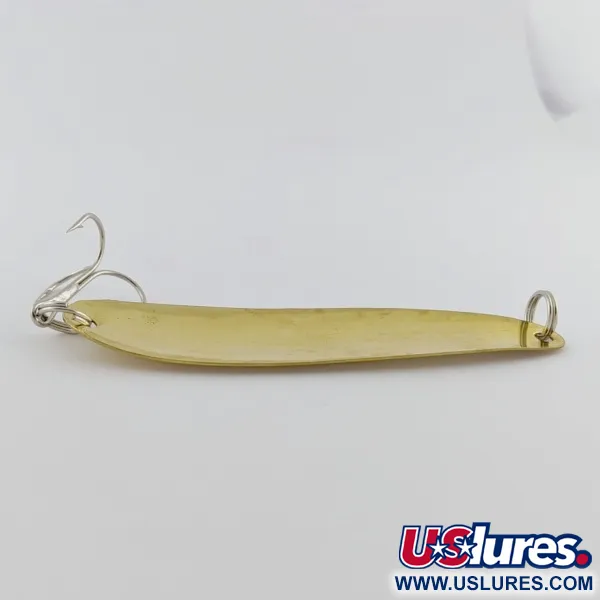 Vintage   Hicks Tackle, 2/5oz gold fishing spoon #24150