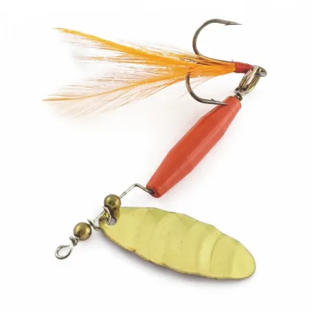 Vintage Worth #301, 1/3oz red/black/gold spinning lure #24152