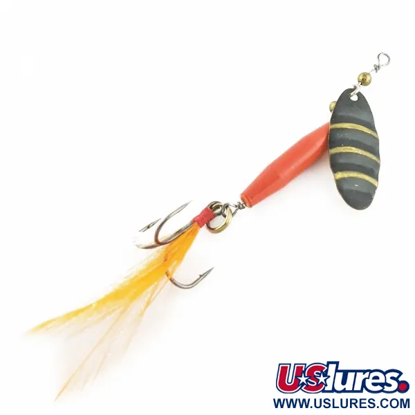 Vintage   Worth #301, 1/3oz red/black/gold spinning lure #24152