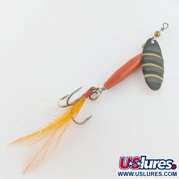 Vintage   Worth #301, 1/3oz red/black/gold spinning lure #24152
