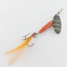 Vintage   Worth #301, 1/3oz red/black/gold spinning lure #24152