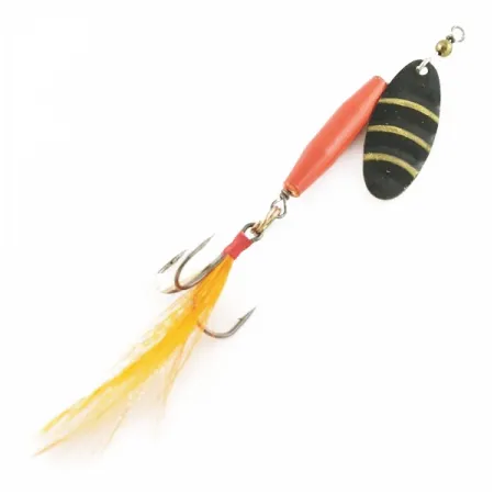 Vintage Worth #301, 1/3oz red/black/gold spinning lure #24152