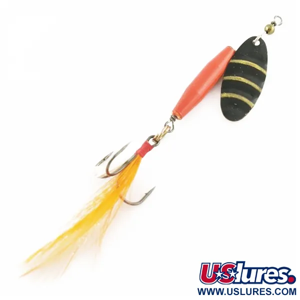 Vintage   Worth #301, 1/3oz red/black/gold spinning lure #24152