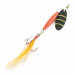 Vintage   Worth #301, 1/3oz red/black/gold spinning lure #24152
