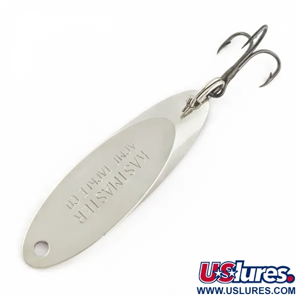 Vintage  Acme  Kastmaster, 1/4oz nickel fishing spoon #24153
