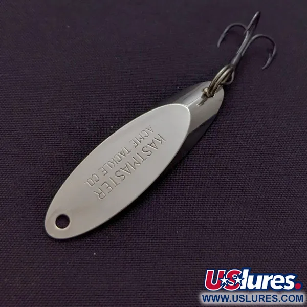 Vintage  Acme  Kastmaster, 1/4oz nickel fishing spoon #24153