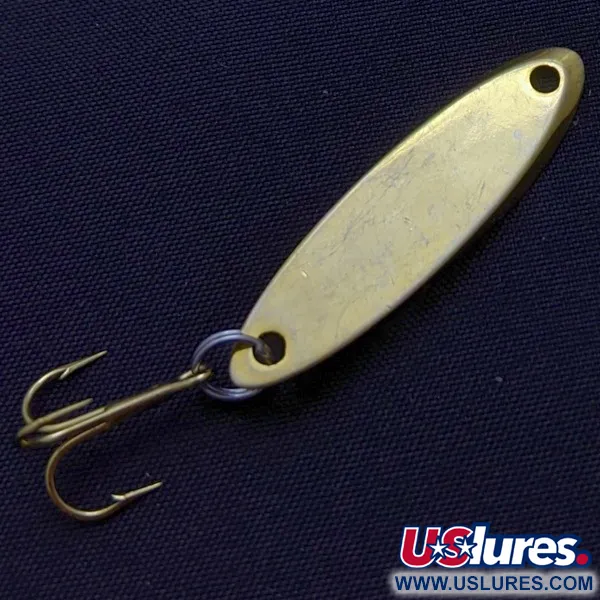 Vintage  Acme Kastmaster, 1/8oz gold fishing spoon #24154